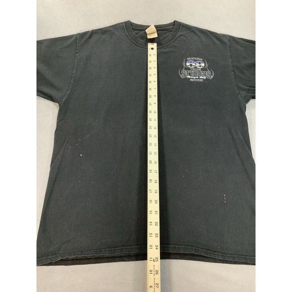 Biker 2009 Sturgis 69th Black Hills Motorcycle Rally Black Size XL T-Shirt Mens - Picture 7 of 8